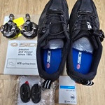 시디 SD15 블랙 평페달 겸용 MTB 클릿슈즈 + 시마노 XT 클릿 페달 PD-M8100