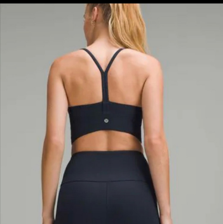 룰루레몬 크롭 탑 네이비 6--1