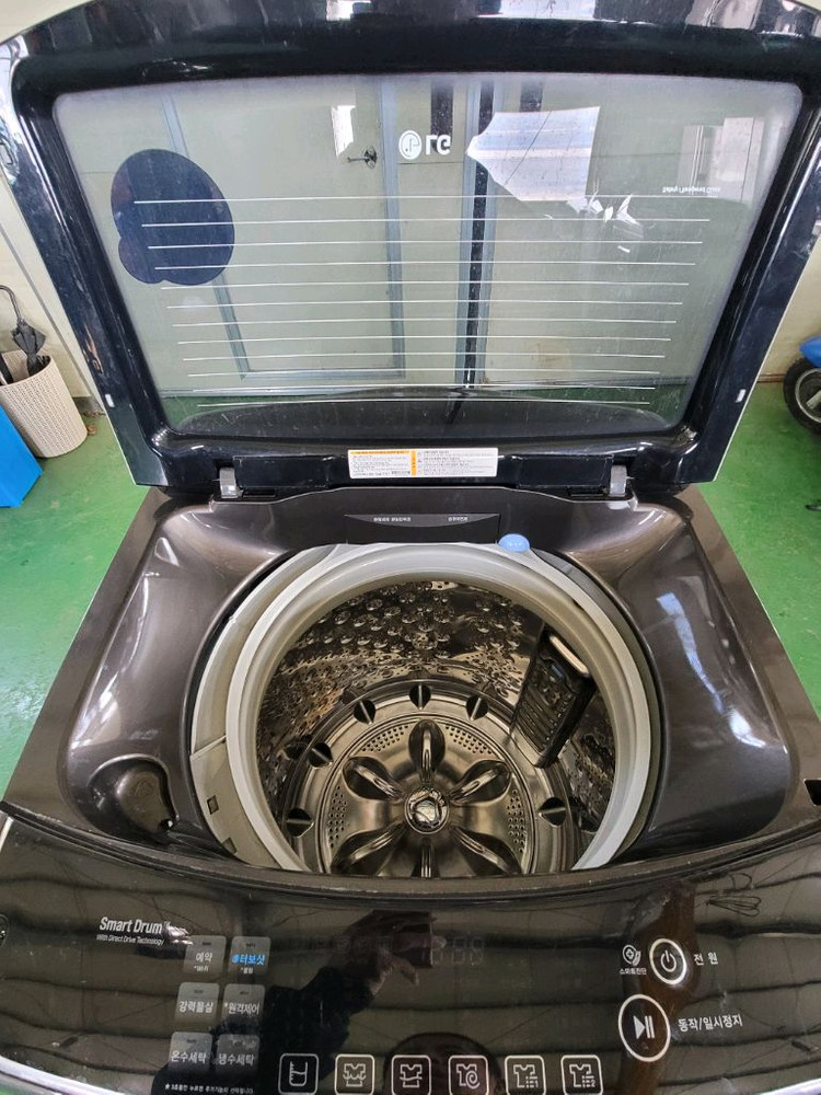 무료배송설치 2021,8제조 LG 16kg 통돌이 세탁기 작동잘돼요--1