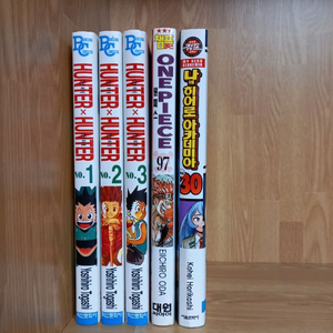 헌터X헌터, 원피스, 히로아카 만화책 5권세트 만원 이미지