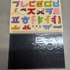 고려베이비 아기 장난감 한글 영어 원목 퍼즐 유아 교구 (자석 가능)