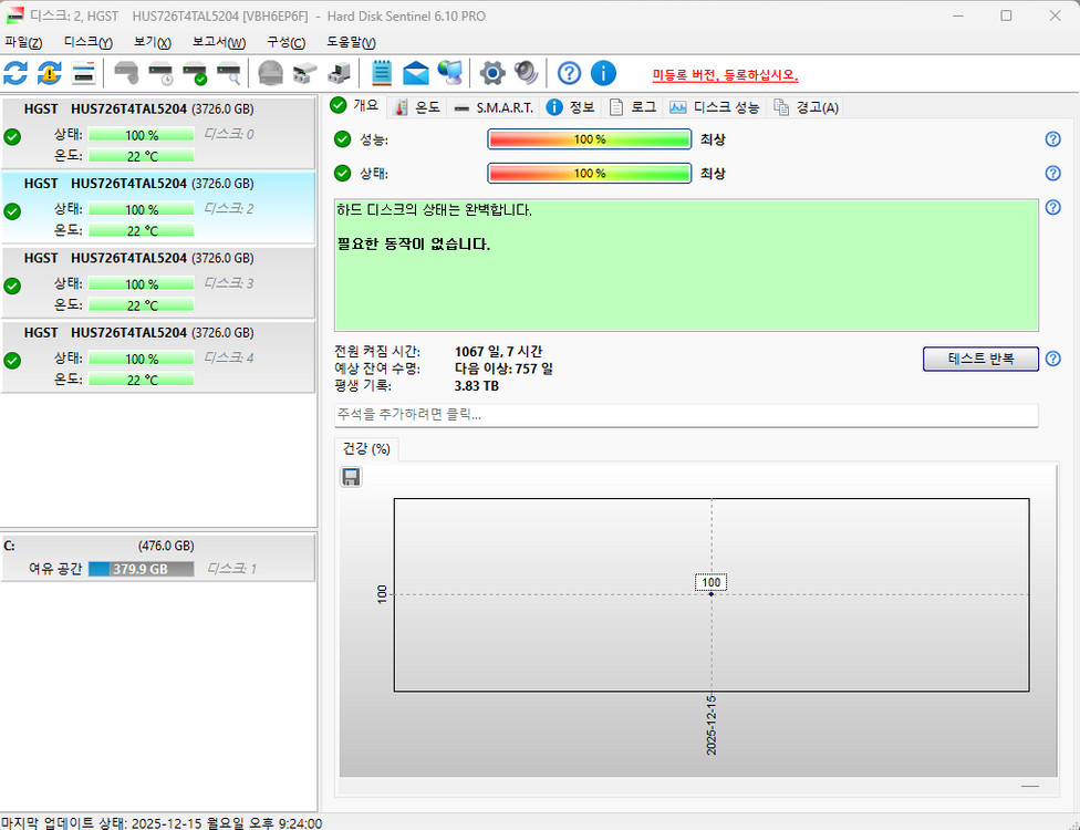WD HC310 4TB SAS HDD 12G Z840 하드디스크 나스 NAS 이미지