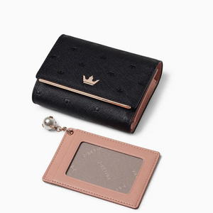 제이에스티나 SOPHIE 3단 반지갑 (블랙) 판매해용