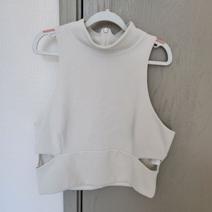 룰루레몬 옆트임 탱크탑, 오프화이트, M, 반택포 3.2