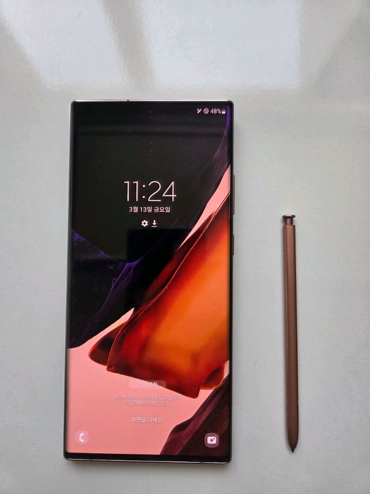 갤럭시 노트20 울트라 256GB 브론즈 상태좋음 S펜있음 이미지