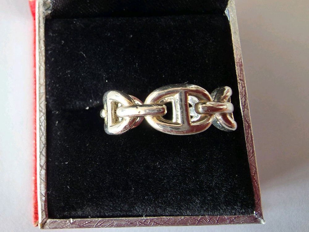 실버925 심플 고급디쟌 은반지 이미지