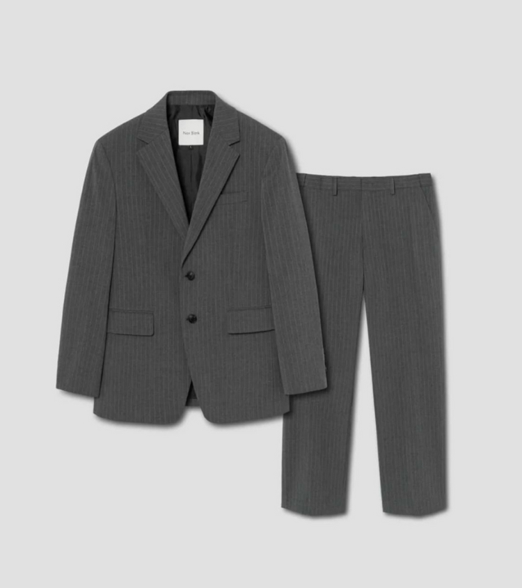 넌블랭크 스트라이프 수트 셋업--2