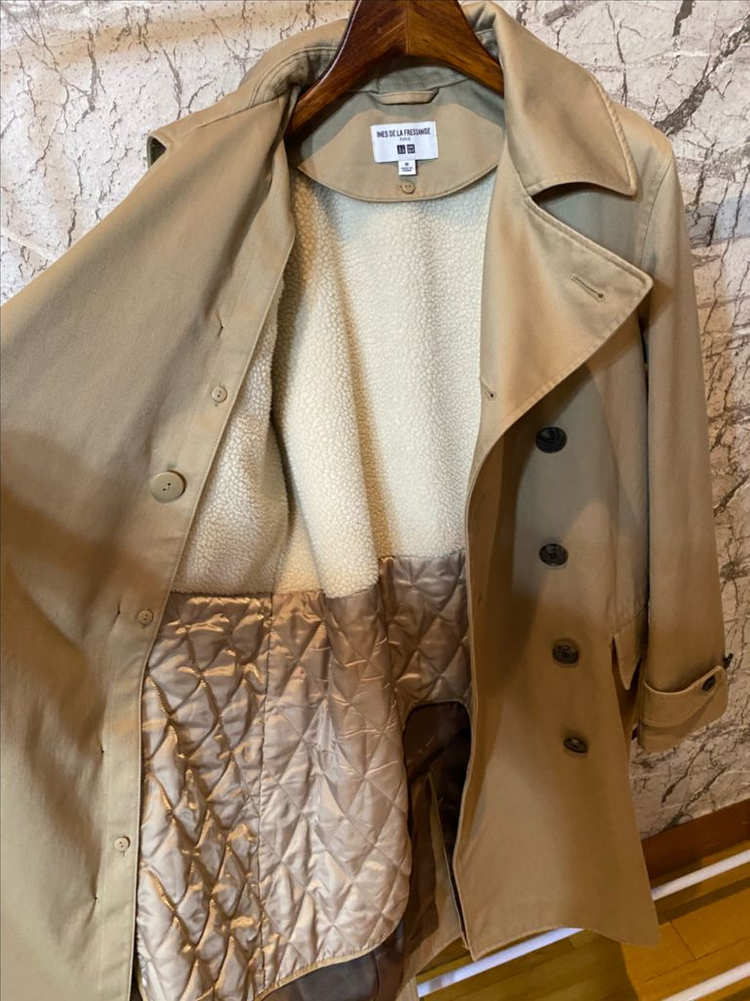 유니클로 이네스드라 프레상주 트렌치코드 M--5