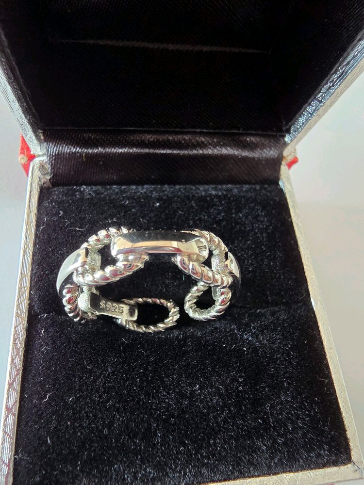 실버925 세련디쟌 은반지 이미지