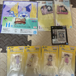 원피스 제일복권 굿즈 8종 판매 (아크릴, 키링, 타올) 이미지