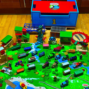 토마스와 친구들 원목 기차 풀 세트 여러가지/토마스영어원서 사운드북