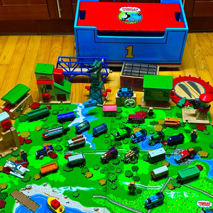 토마스와 친구들 원목 기차 풀 세트 여러가지/토마스영어원서 사운드북