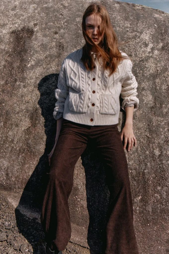 The Rye 더라이 케이블 라운드 가디건(아이보리)--6