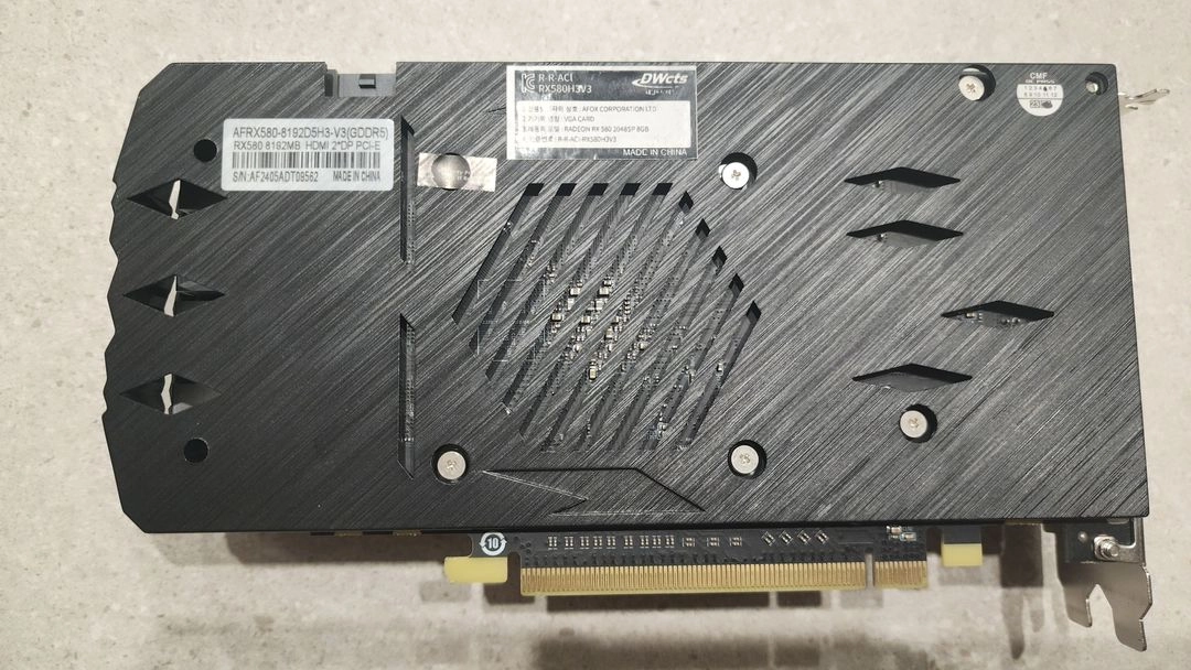 그래픽카드 RX-580 2048SP 8GB 판매 이미지