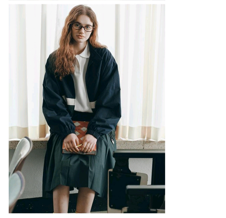 보르센 볼륨 슬리브 피케 셔츠 ivory--2