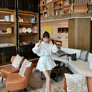 티티바트 하트 셔츠 세트( 셔츠+팬츠)