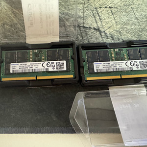 삼성 DDR5 32GB(16GB x 2) 노트북 램 정리