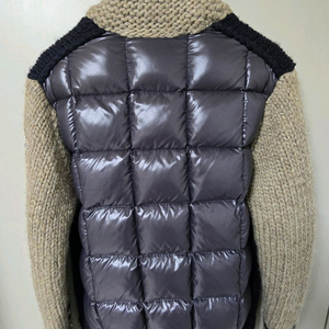 몽클레어 니트 패딩 집업 점퍼