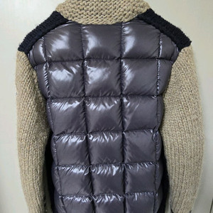 몽클레어 니트 패딩 집업 점퍼