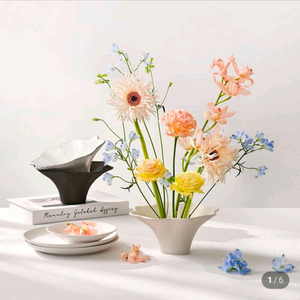 지샌즈 오브제 J 화병 꽃병 블랙 미사용 새제품(지엠마 상점 구매) 이미지