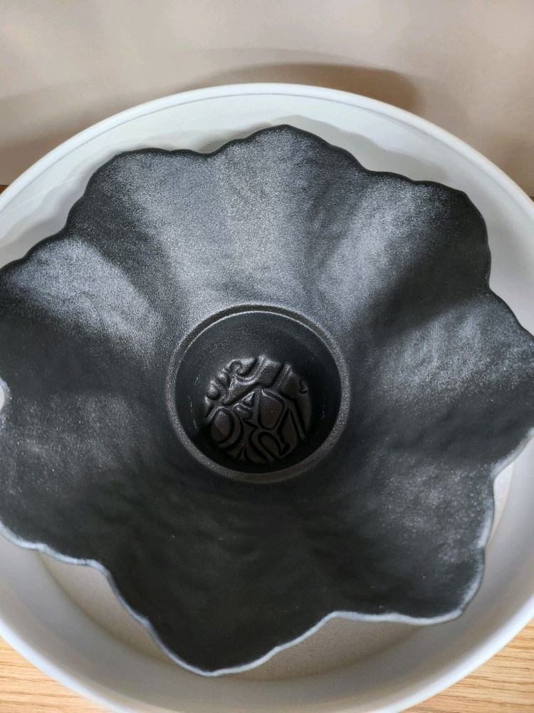 지샌즈 오브제 J 화병 꽃병 블랙 미사용 새제품(지엠마 상점 구매) 이미지