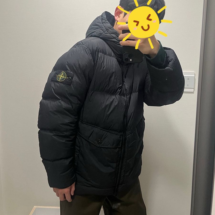 스톤아일랜드 25fw 크링클랩스 패딩 새상품 사이즈 L(XL)--3