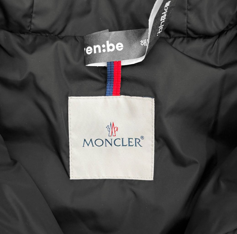 [0사이즈] 몽클레어 여성 클로에 라쿤 퍼 롱패딩 자켓 블랙 이미지