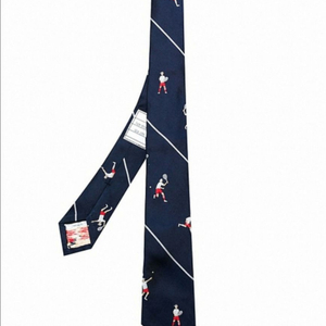 톰브라운 / 새상품 테니스 실크 타이 네이비