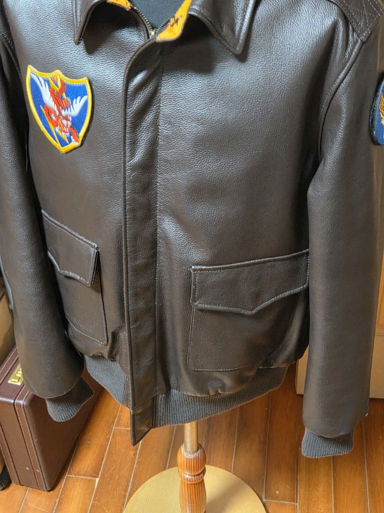 미 육군 A-2 가죽 항공점퍼(복각새제품)--11