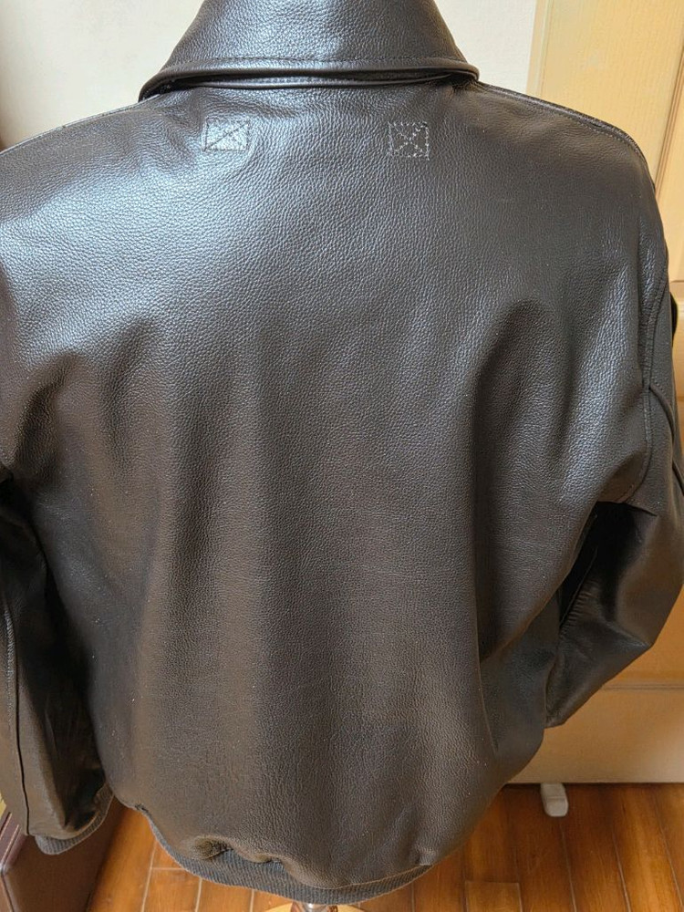 미 육군 A-2 가죽 항공점퍼(복각새제품)--12