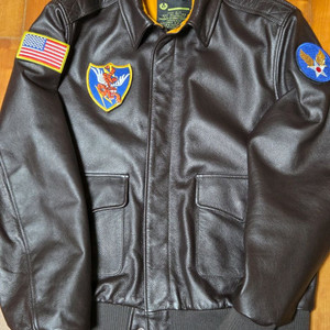 미 육군 A-2 가죽 항공점퍼(복각새제품)