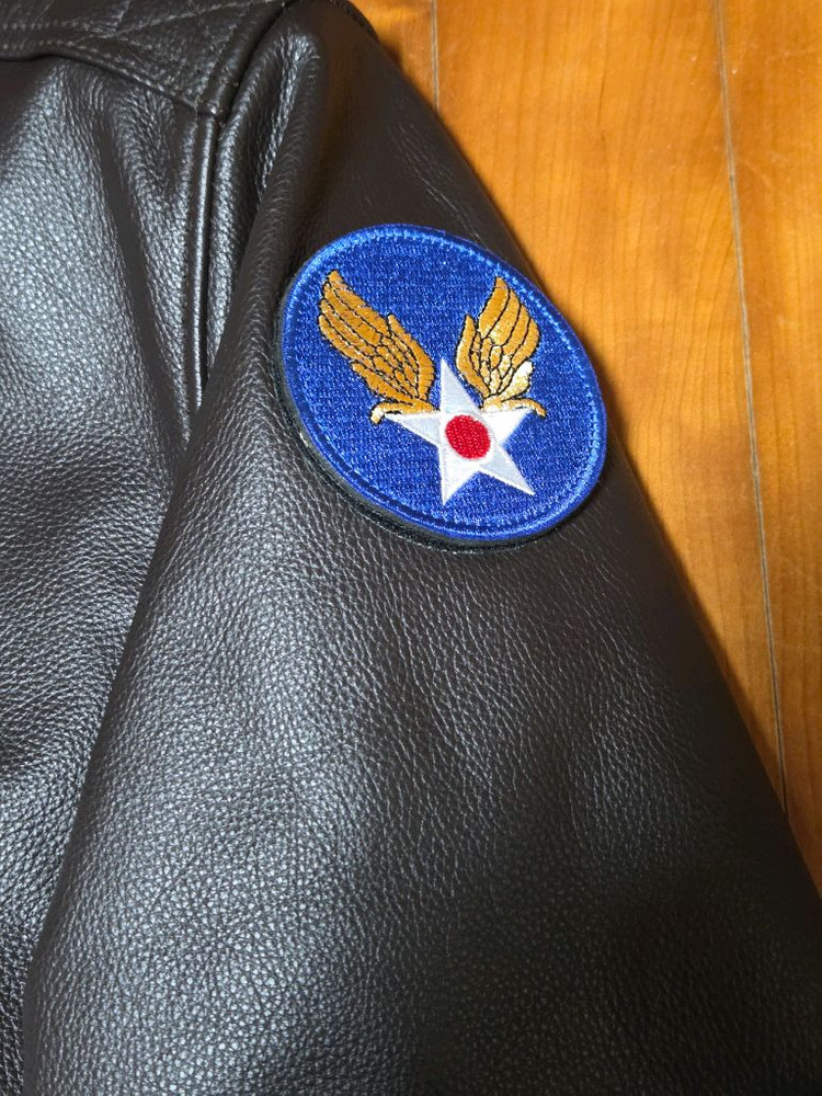 미 육군 A-2 가죽 항공점퍼(복각새제품)--4