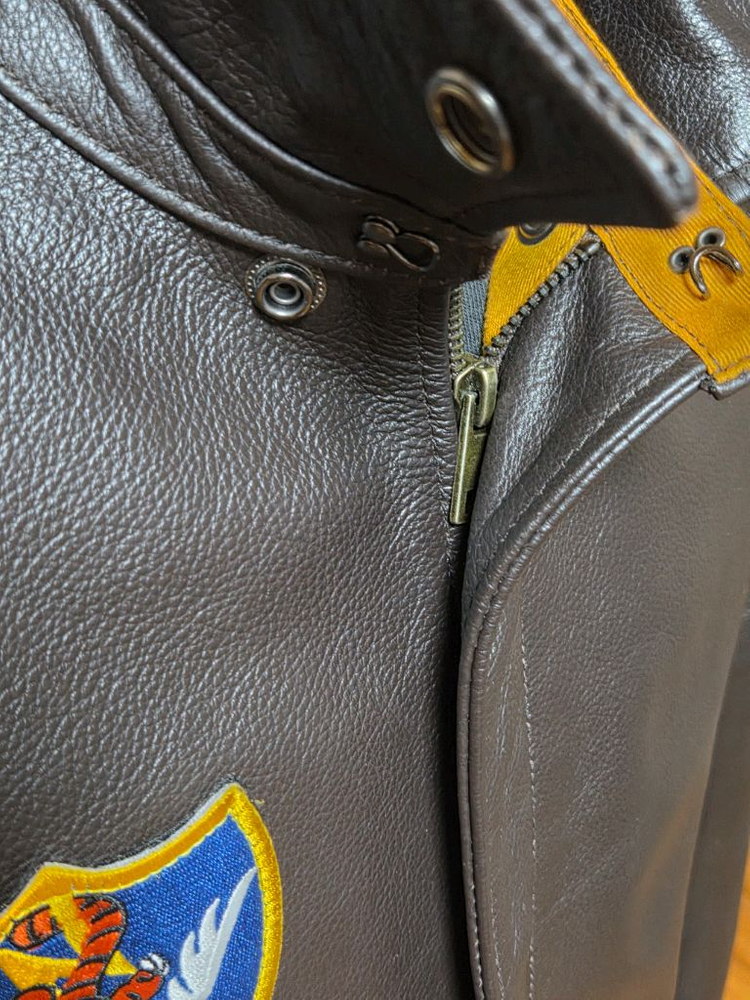 미 육군 A-2 가죽 항공점퍼(복각새제품)--5