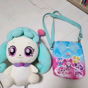 캐치티니핑 소원핑 인형과 티니핑크로스백과 티니핑썬캡