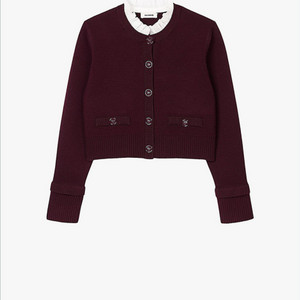 산드로 프릴 칼라 가디건 새상품 이미지