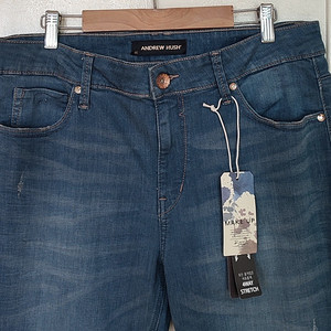 남성청바지34 봄 스판 스트레이트 빈티지 바지 데님 새상품