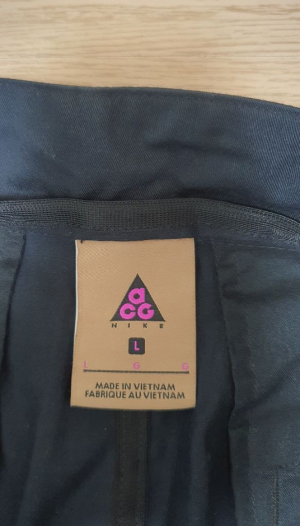 나이키 ACG 탄창 카고팬츠 L사이즈 블랙 새제품 28--3