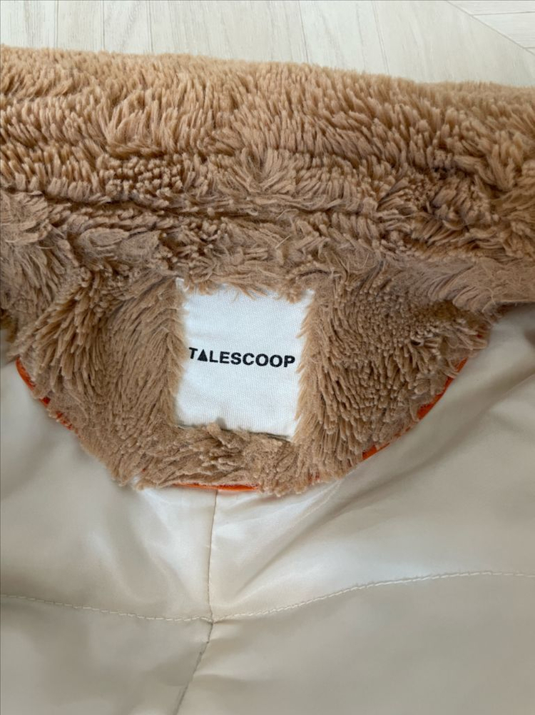 테일스쿱 키즈 테디 털 코트(110) 이미지