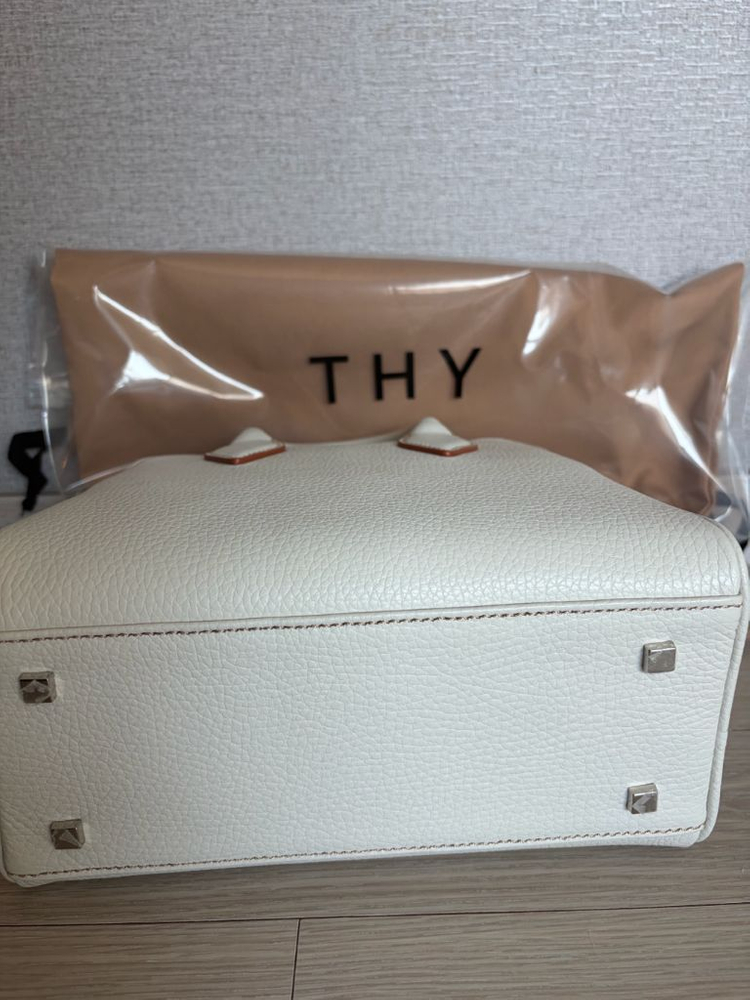 (새상품) 띠서울 레옹백 크림 S--2