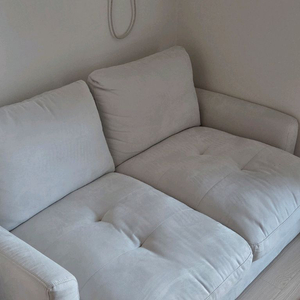 2인용 좌식 소파 아쿠아텍스 패브릭