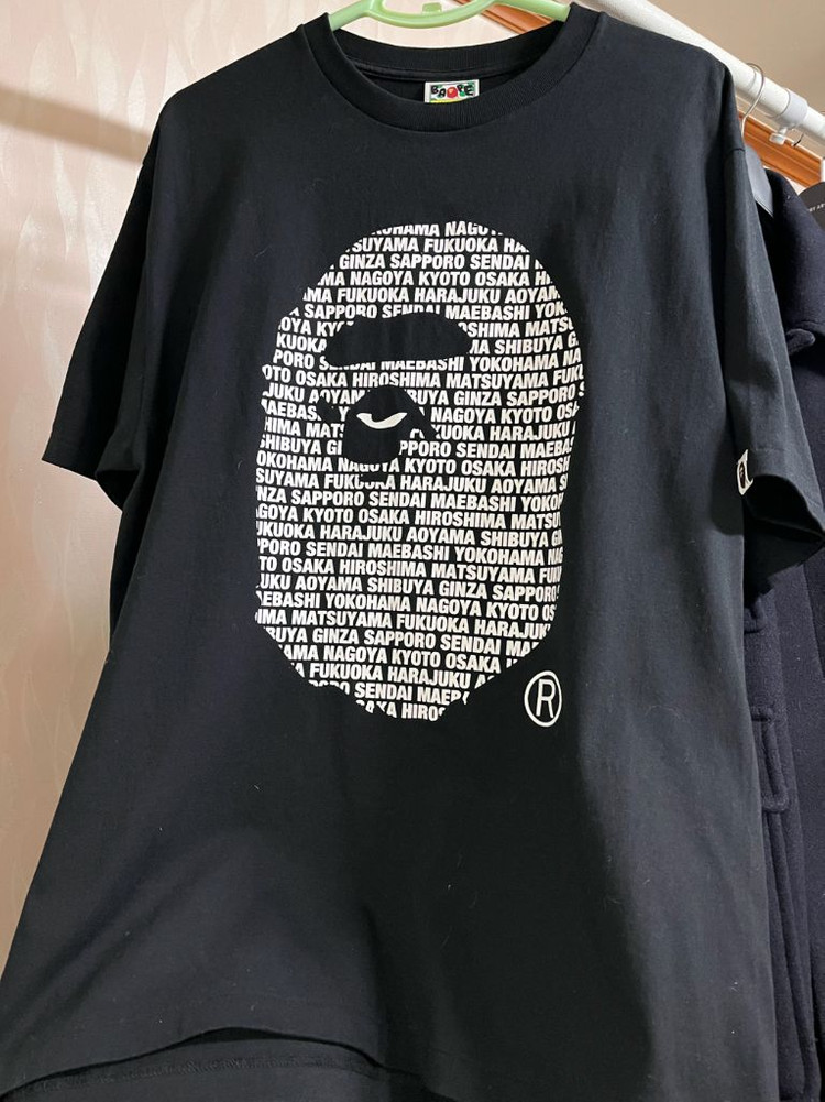 베이프 반팔 블랙 xl사이즈 판매 이미지