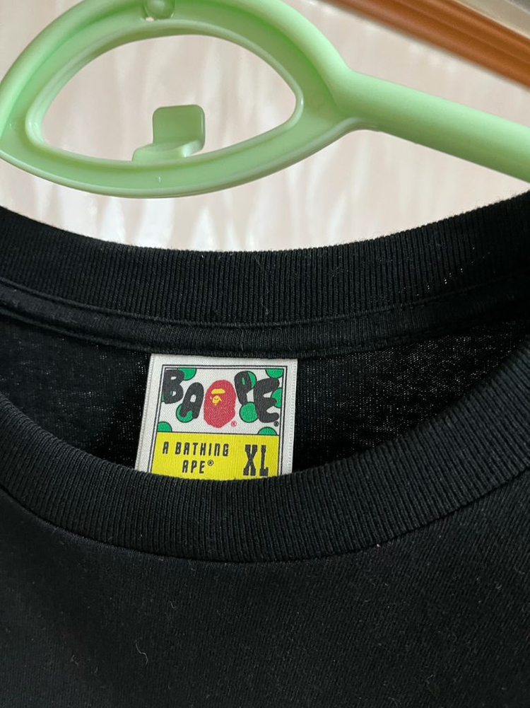 베이프 반팔 블랙 xl사이즈 판매 이미지