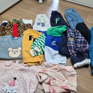 유아동 아이옷 키즈옷 상하복 100~110 일괄 이미지