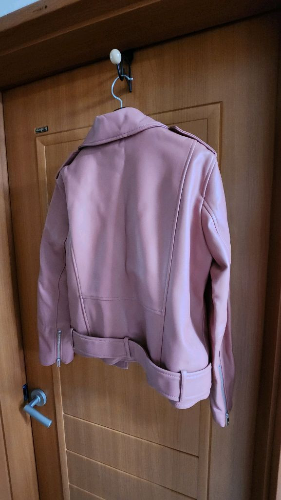 ZARA 인디핑크빛 라이더 쟈켓 이미지