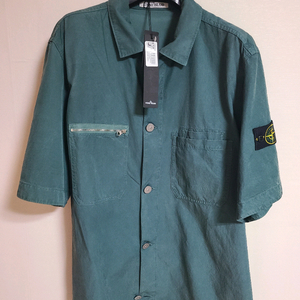 스톤아일랜드 가먼트다잉 오버셔츠 반팔