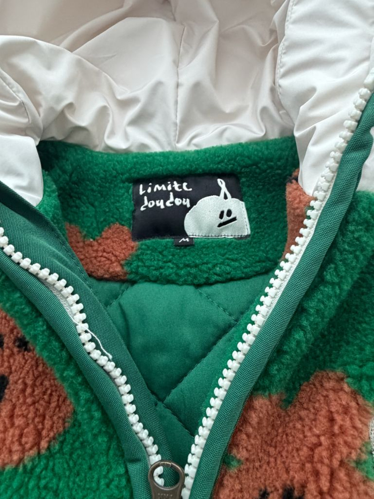 리미떼두두 곰돌이 롱 후리스 그린 m 이미지