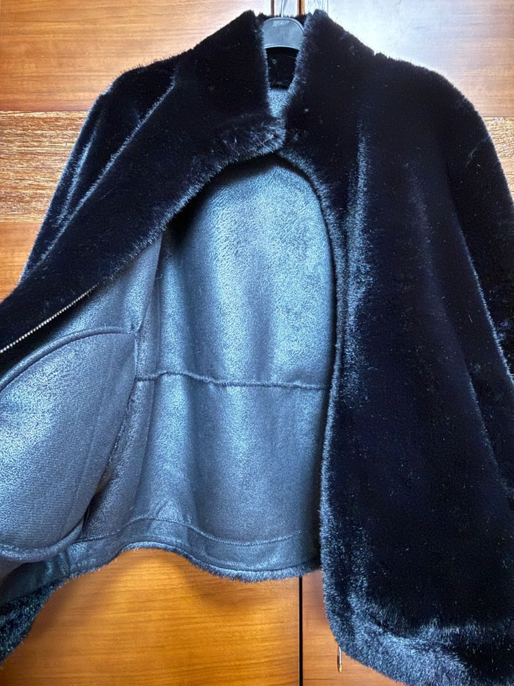 페이크밍크퍼+목티+스카프 일괄 판매--6