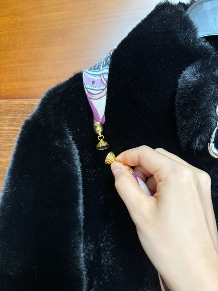 페이크밍크퍼+목티+스카프 일괄 판매--8