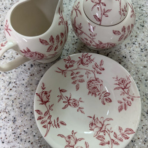 영국앤틱 처칠 슈크 세트 + 볼접시 한조