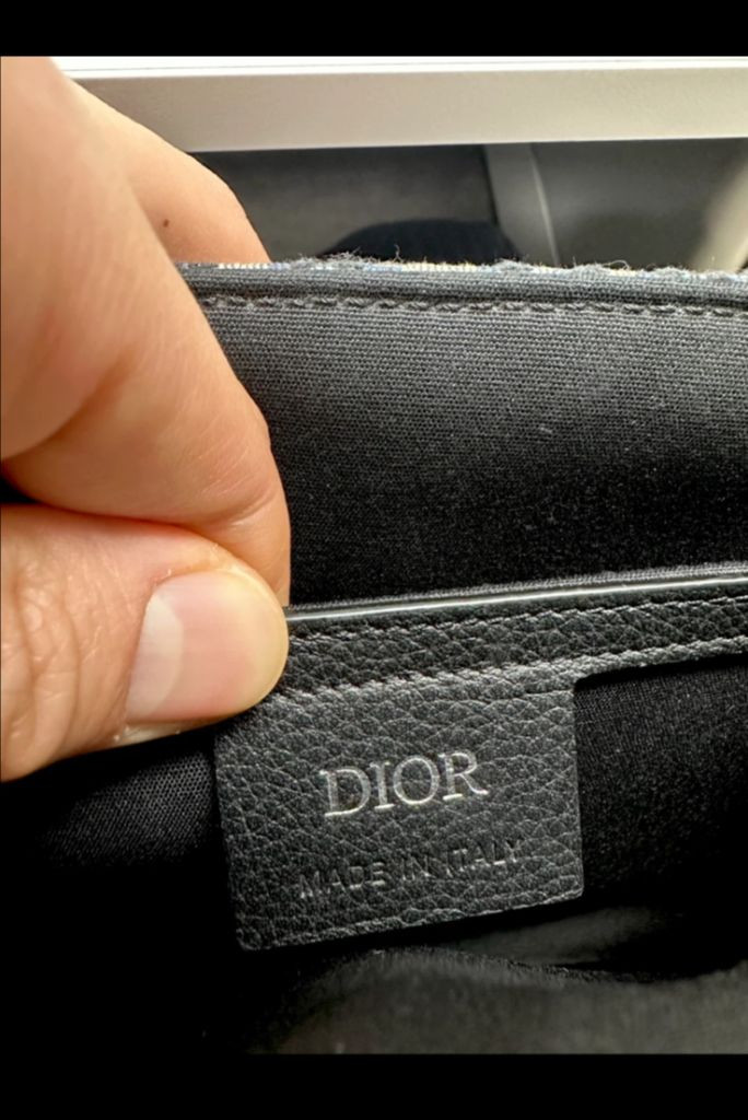 DIOR 디올 A4 오블리크 새들 파우치 클러치백 이미지